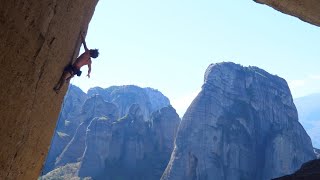 Diagonian Devil 8a+ / 5.13c (Meteora, Greece) Uncut Ascent