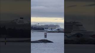 MV AIDAprima arriving to Helsinki #portofhelsinki #aidacruises #cruiseship #travel #shipspotting