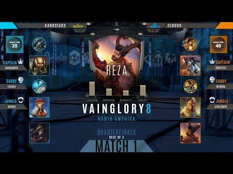Gankstars vs Cloud9 Game 1 | Vainglory 8 NA Autumn 2017 Split 1 Week 2