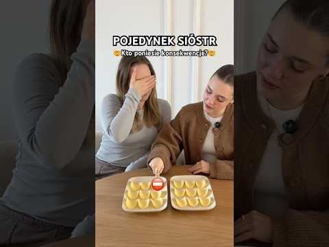 POJEDYNEK z @nicoleweclawiak: która siostra wygra? 🤯 #siostry#challenge#śmieszne
