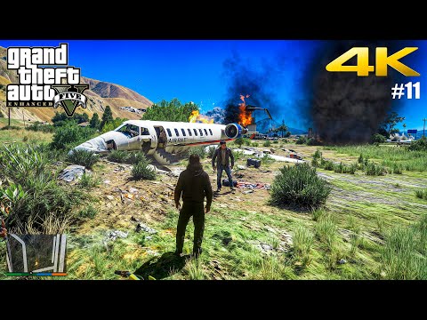 GTA 5 Enhanced Edition Gameplay Walkthrough Part 11 - Realistic ULTRA Graphics PC [4K 60FPS]