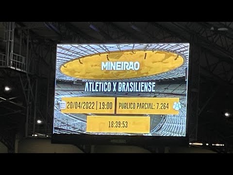 Estàdio Mineirão  ATLÉTICO ⚪️⚫️ x BRASILIENSE 🟡🟢