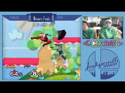 Jax Smash Weekly 3/16/17 - Sinbad(Sheik) Vs Gage(Marth) - Melee Winners Finals