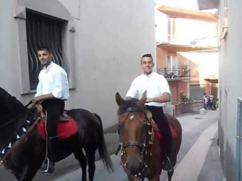 Lanusei processione a cavallo don bosco 2013