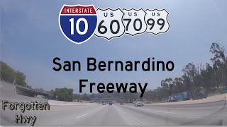 I-10 East - The San Bernardino Freeway, Part One. US 101 to SR 71, Exit 19 to 42.