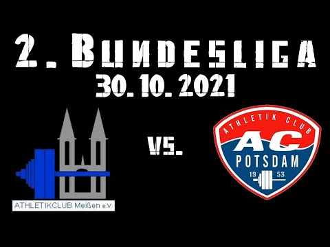 AC Potsdam gegen AC Meißen 2. Bundesliga Gewichtheben 30. 10. 2021
