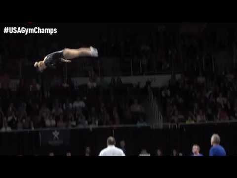 Nicole Ahsinger - Trampoline - 2016 USA Gymnastics Championships - Finals
