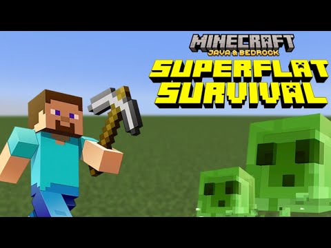 Minecraft Superflat Insanity! Join my Viewers!