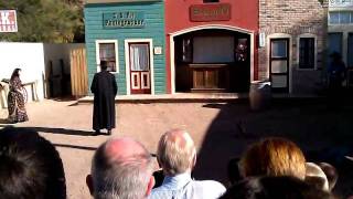 preview picture of video 'The o.k corral gun fight at tombstone,Arizona'