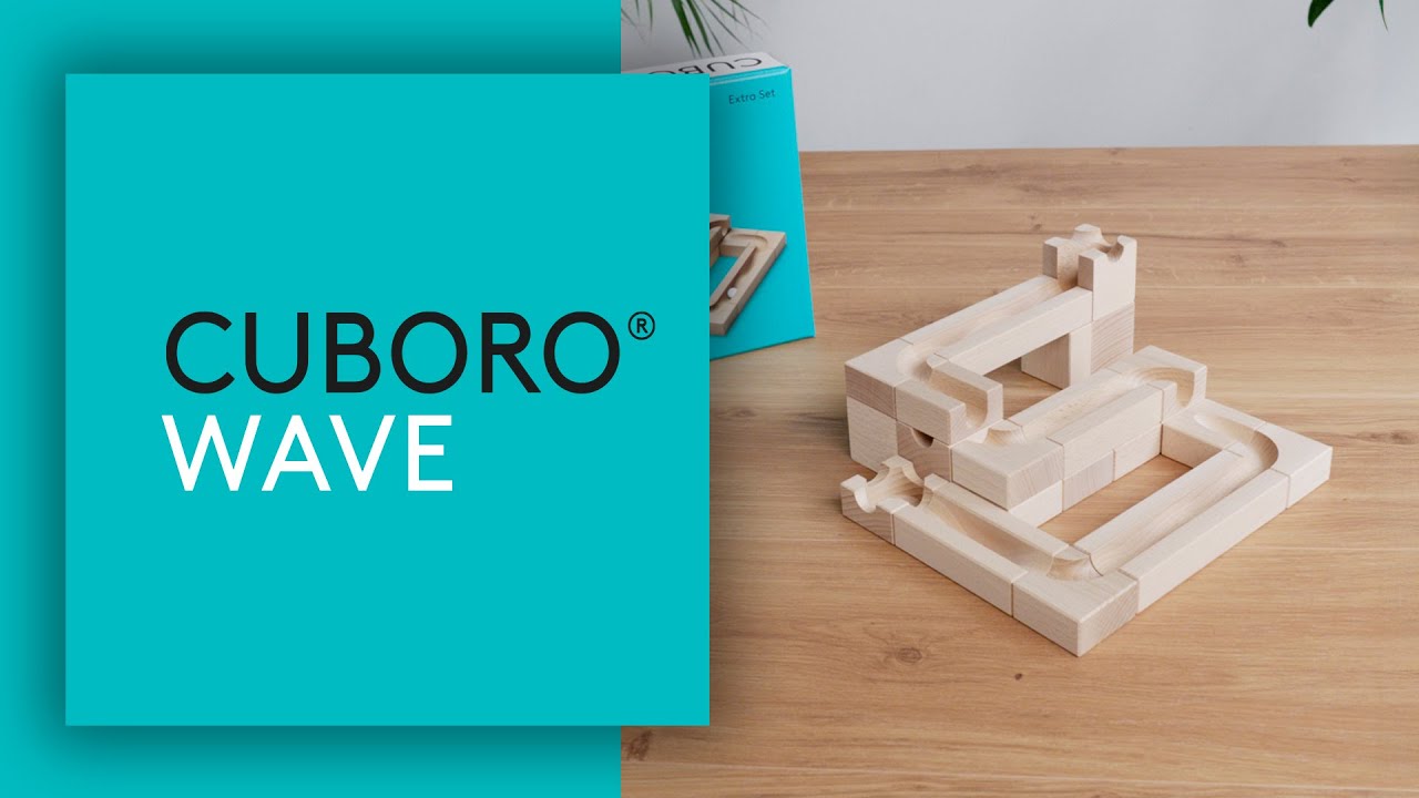 Cuboro Kugelbahn Zubehör Welle Extra Set für schwungvolle Bahnen Cuboro Kugelbahn Zubehör Welle Extra Set für schwungvolle Bahnen