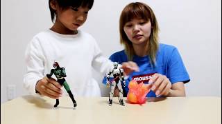 仮面ライダー フィギュア S.H.Figuarts 仮面ライダーBLACK RXの開封動画～しっちゃかめっちゃか変身ポーズ