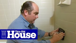 How to Replace a Shower Mixing Valve | This Old House