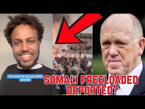 Somali Freeloader's Bold Taunt: "You Whites Work for ME!" -Deportation Fury!