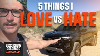 5 Things I HATE, 5 Things I LOVE About My *NEW*2023 Chevy Colorado