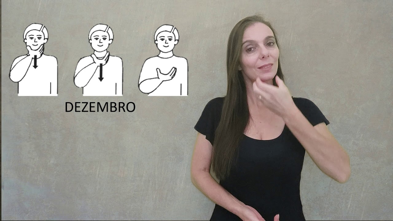 Calendário em Libras