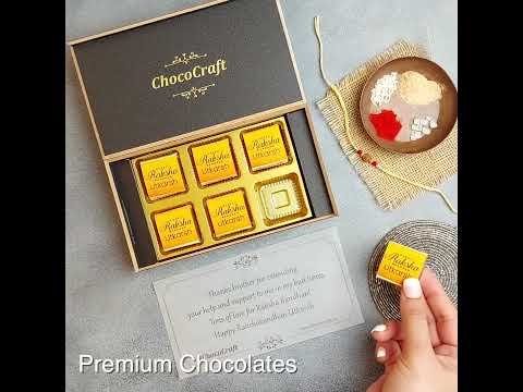 Rakhi Gifts with Personalised Chocolates