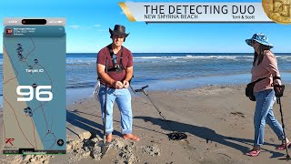 Rings & Things Last Day of 2023 Metal Detecting New Smyrna Beach Florida |The Detecting Duo S02 E55