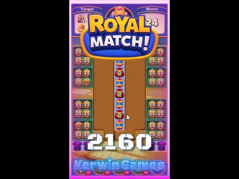 Royal Match Level 2160 - No Boosters Gameplay