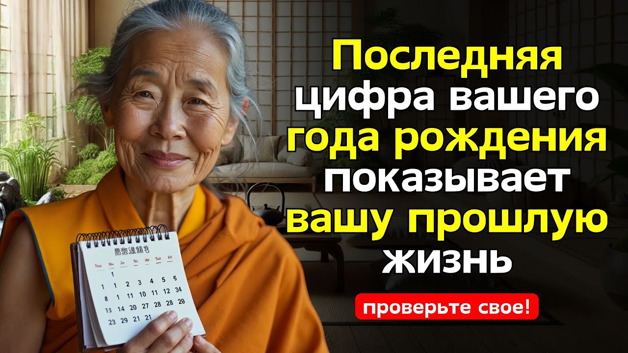 Что последняя цифра вашего года рождения говорит о вашей прошлой жизни ✨Буддийские учения