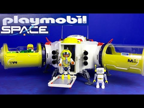 UNBOXING PLAYMOBIL MARS MISSION SPACE STATION WITH ASTRONAUTS & ROBOT