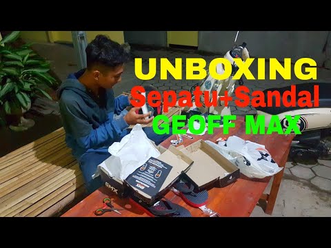 Unboxing Sepatu dan Sandal Geoff Max