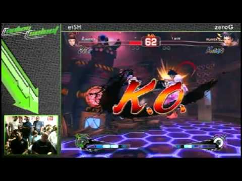Super Street Fighter 4 AE 7/11/11 eiSH (Juri) vs zeroG (Makoto)