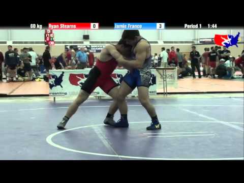 Ryan Stearns vs. Jamie Franco at 2013 ASICS University Nationals - FS