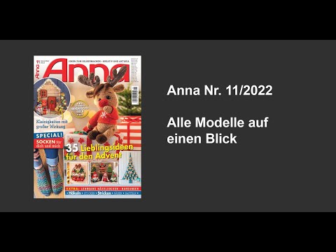 Anna Nr. 11/2022 - Alle Modelle auf einen Blick