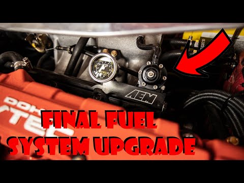 Honda B/H/F AEM Fuel Pressure Regulator Install | B16 Eg Civic