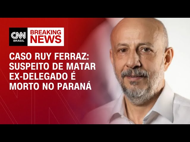 Suspeito de matar delegado Ruy Fontes é morto no Paraná | LIVE CNN