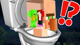 JJ and Mikey CONTROL Scary SKIBIDI TOILET MIND in Minecraft Challenge - Maizen Mizen JJ and Mikey