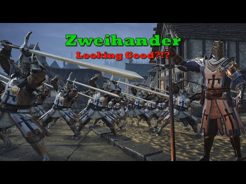 Zweihander Vs Everything!?! BIG BOYS! BIG DAMAGE?!? - Conqueror's Blade