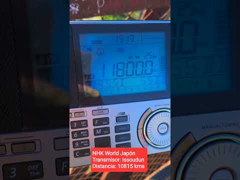 Listening NHK World Japan from Gálvez, Santa Fe - Argentina with  the Sangean ATS909X2