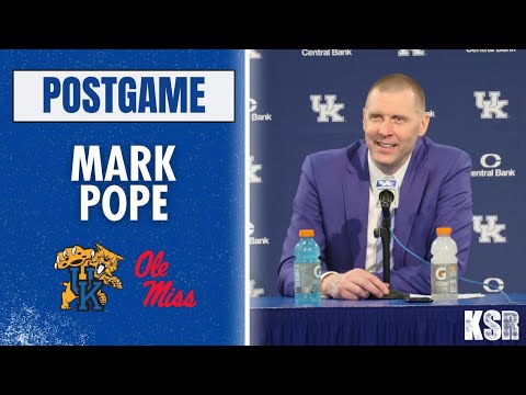 Mark Pope talks Kentucky's win over Ole Miss, injuries, and more
