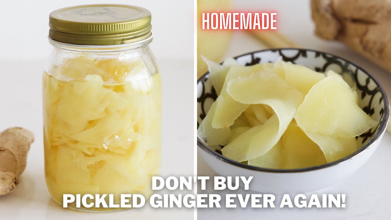 How to Make Pickled Ginger | Pickled Ginger (Gari) Recipe
