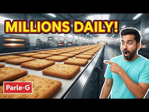 Parle-G Produces Millions of Biscuits Daily | How Are Biscuits Made In This Factory?