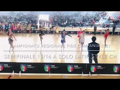 Campionato Regionale FIDS Campania 2021|Finale 15/16 A solo femminile latin style| Cha Cha Cha