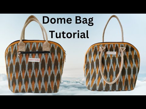 Dome Tote Bag Tutorial | Tote Bag Sewing Tutorial | Tote Bag Making At Home | Sew Your Own Tote Bag