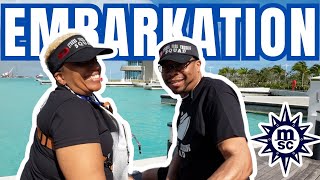 Embarkation Day MSC Seashore