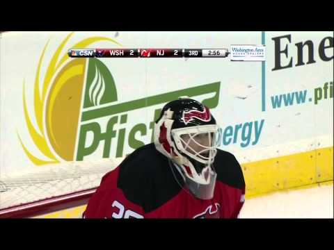 Mike Green goal 25 Jan 2013 Washington Capitals vs NJ Devils NHL hockey