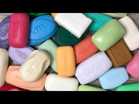 ASMR soap opening haul.Unboxing/unpacking international soaps!! sleep aid & tingles. NO TALKING 🧼
