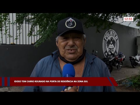 Idoso tem carro roubado na porta de residência na zona sul 01 02 2023