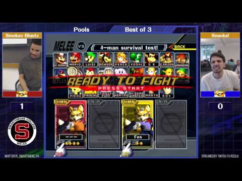 Event Match 20: Smokey Bluntz (Fox) vs Snacks! (Fox) - Pools