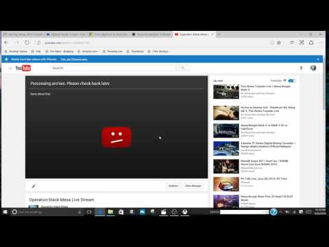 Operation black Mesa Live Stream