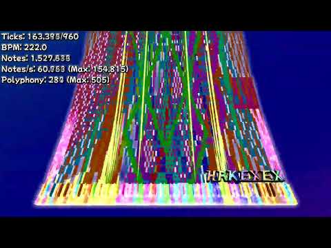 [Black MIDI] t+pazolite vs P*Light - IZANA - Collab with TCG137 - 11.2 Mil