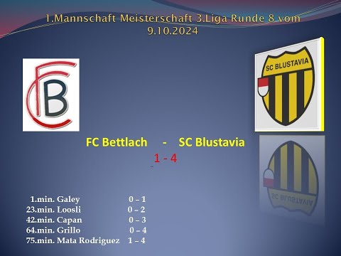 1.Mannschaft Meisterschaft 3.Liga FC Bettlach - SC Blustavia