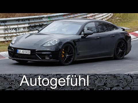 2017 Porsche Panamera all-new 2nd generation spy shots camo car Erlkönig neu