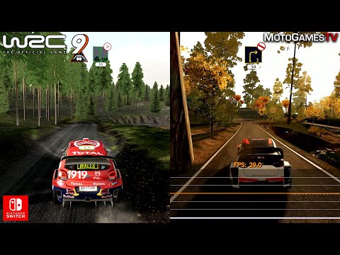 WRC 9 on Nintendo Switch Gameplay and Performance Test