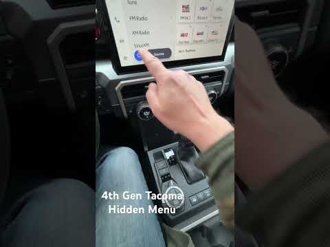 Secret Menu on 4th Gen Tacoma