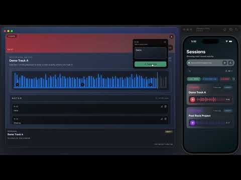 SessionDock - a clean project hub for your DAW sessions (macOS + iOS)